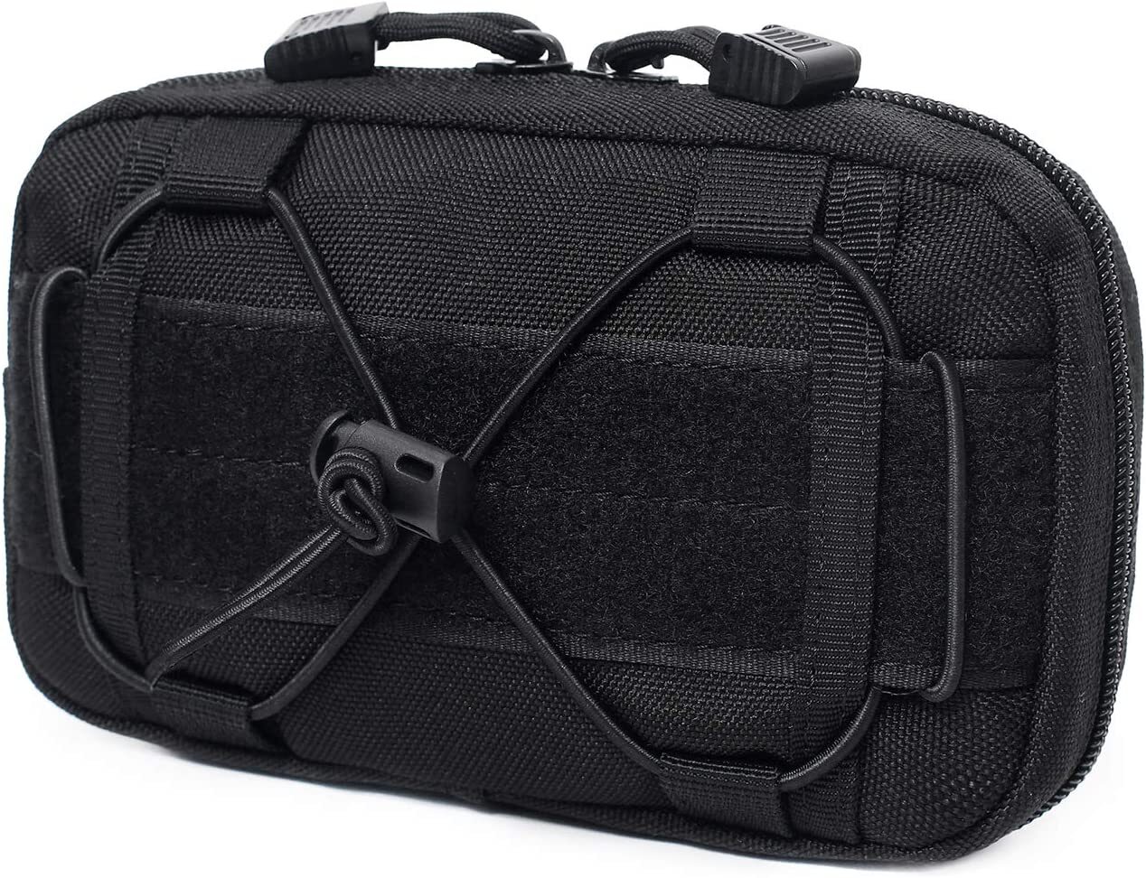 Tactical Molle Admin Pouch Compact 1000D Utility EDC Tool Bag w/ Shoulder Strap