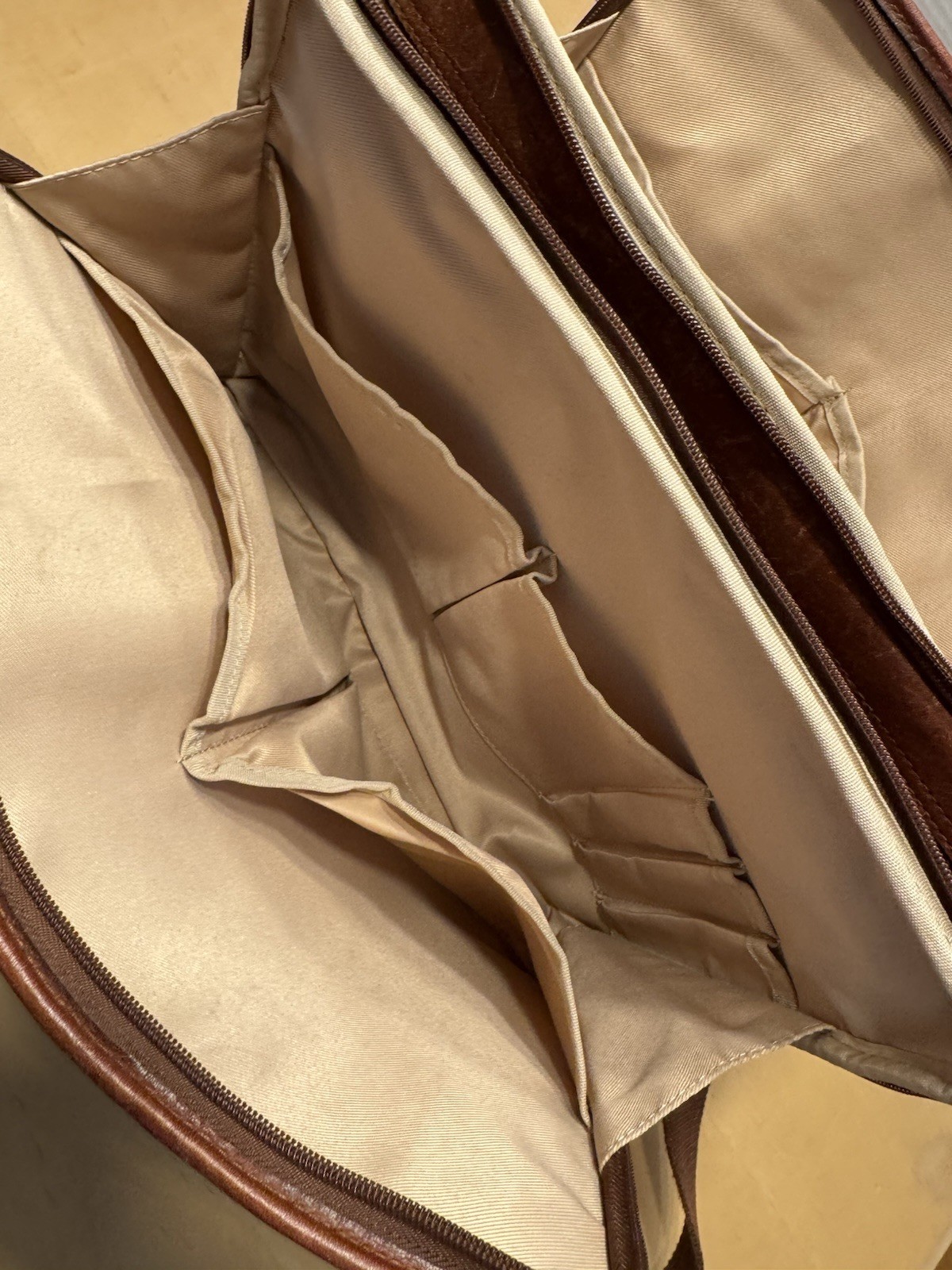Banuce Full Grains Italian Leather Laptop Business Travel MessengerBag