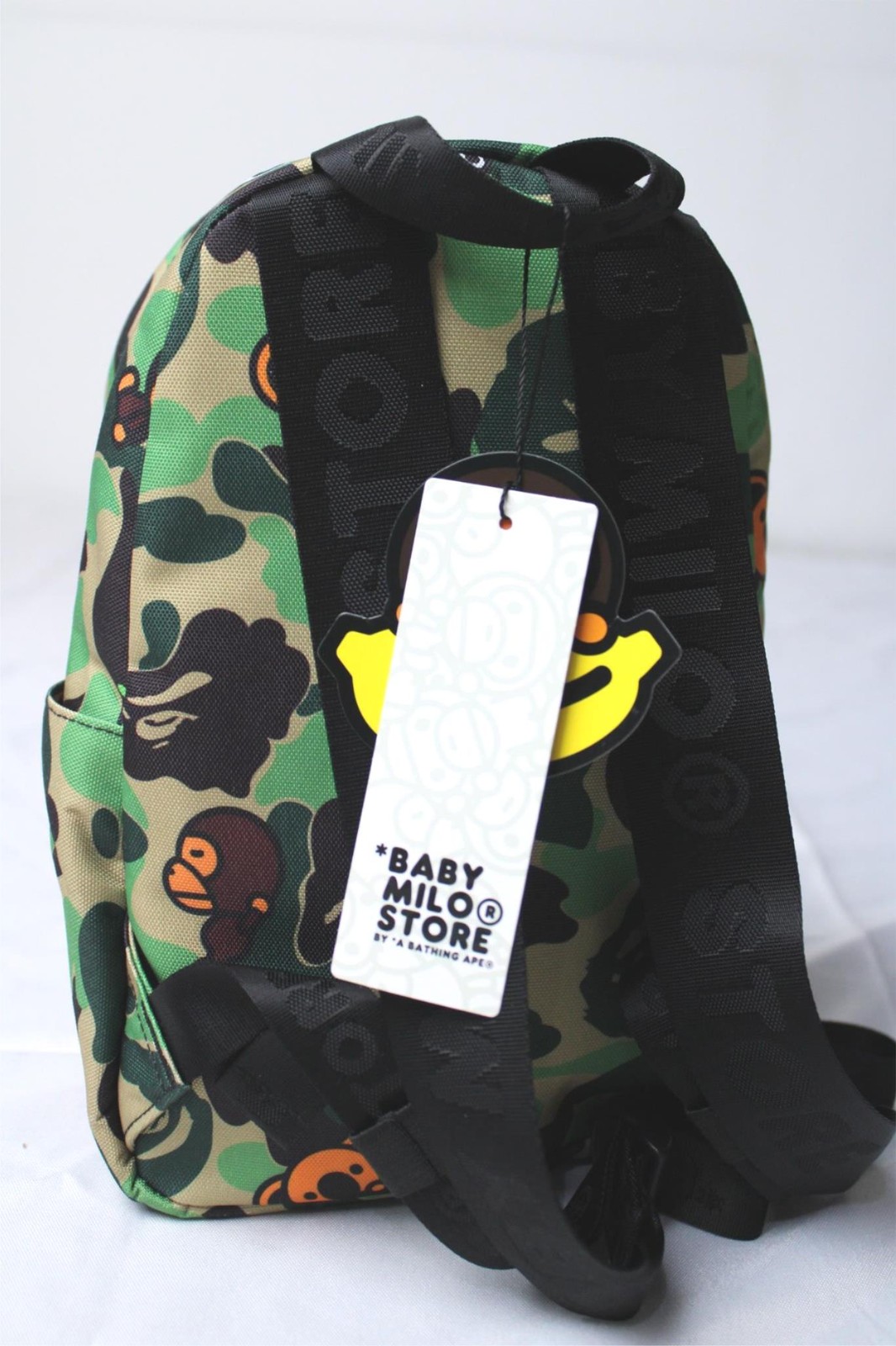 A Bathing Ape Unisex Baby Milo & Friends Mini Backpack NC3 Green One Size