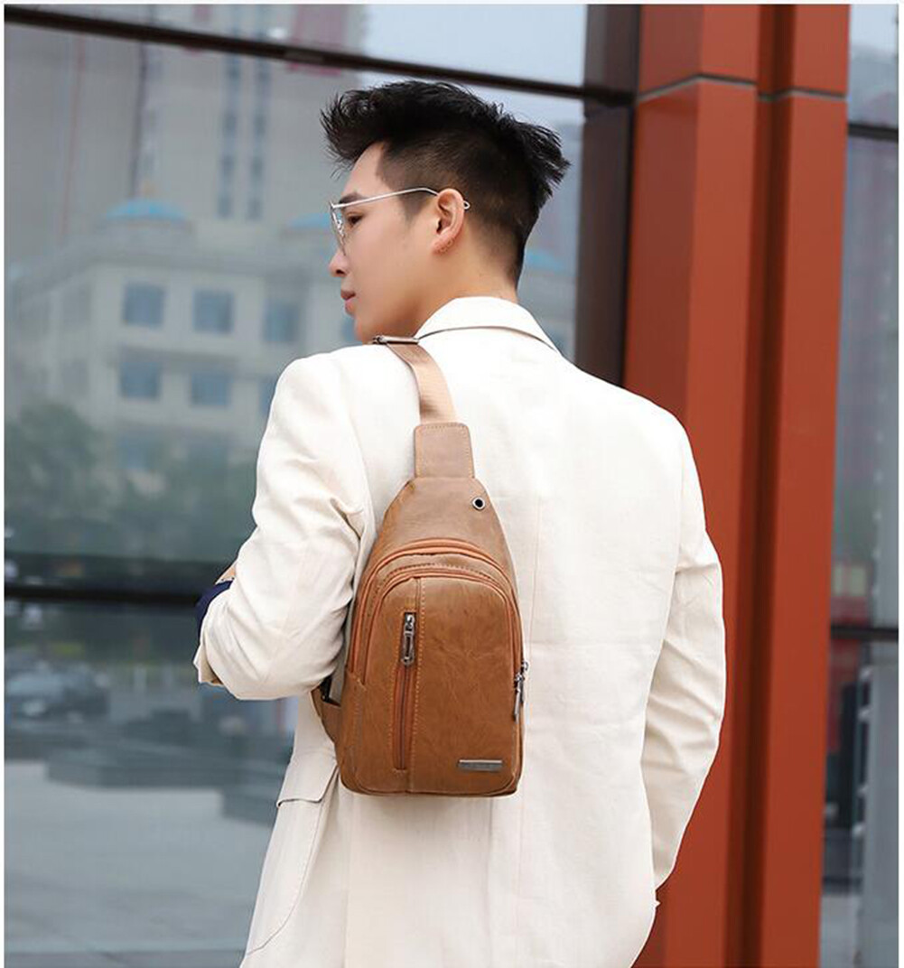 Mens Shoulder Chest Sling Bag Cross Body Pack Handbag Sports Travel Backpack USA