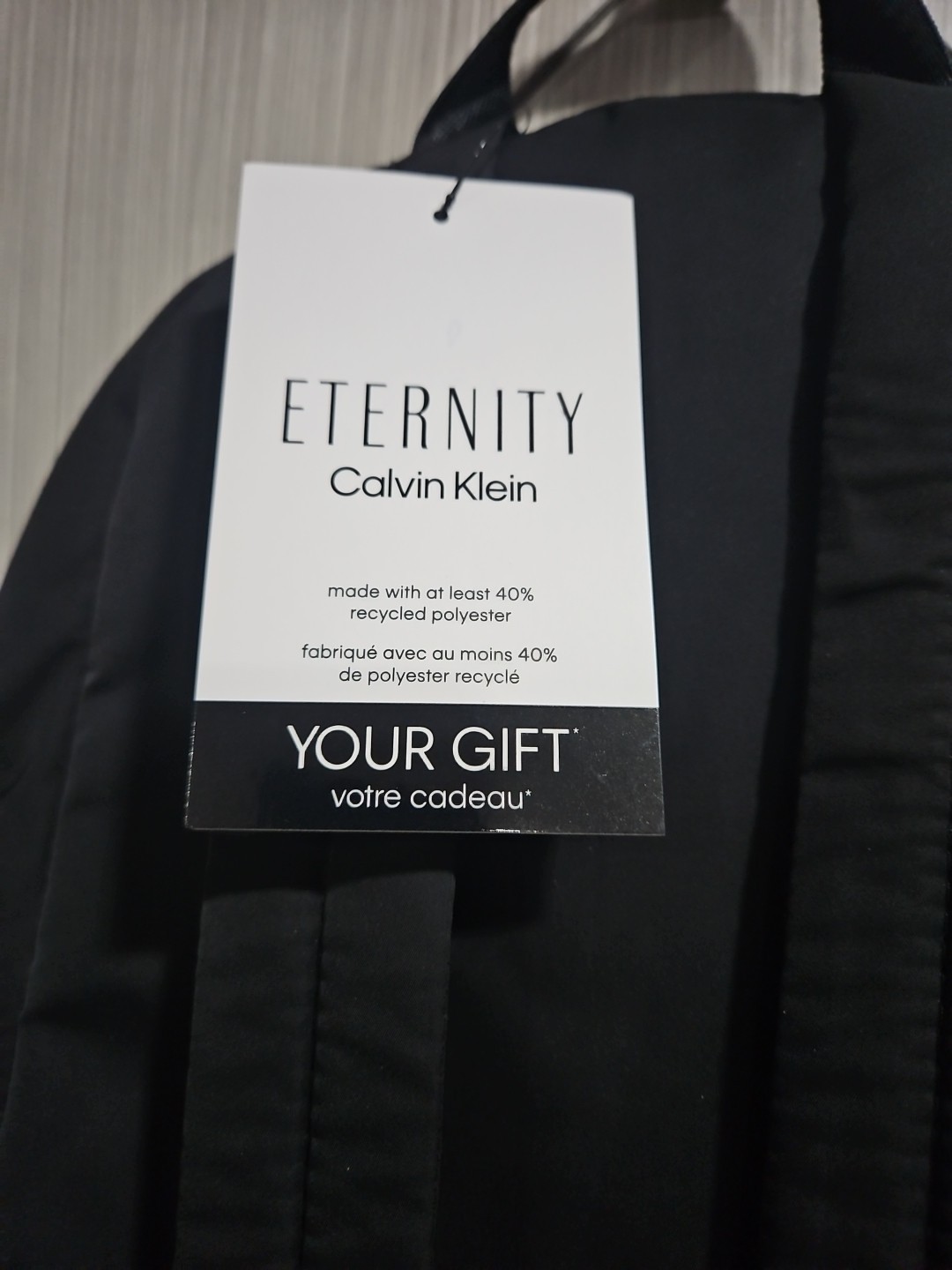 Calvin Klein Eternity Backpack Travel Bag Backpack Black Unisex Stylish Durable