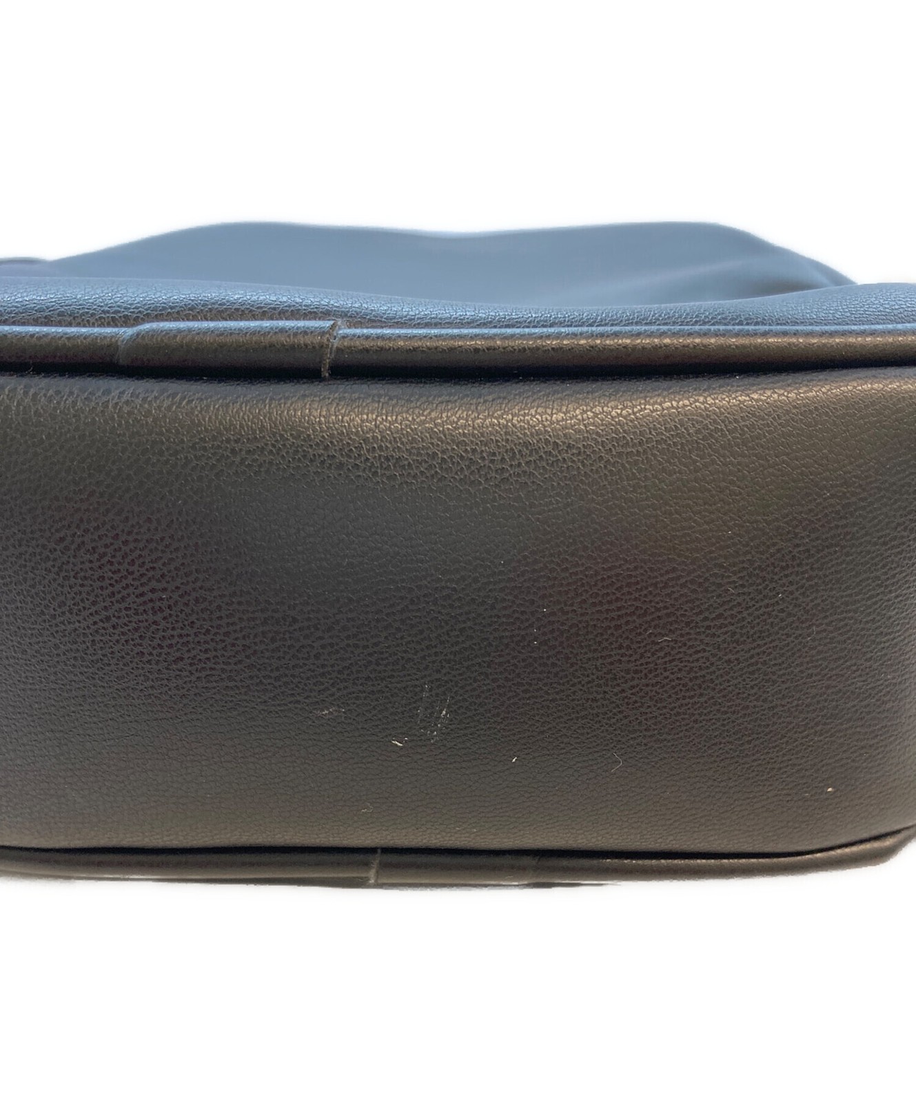 Diesel DSL Oval Crossbody Leather Black Men’s Shoulder Bag Auth