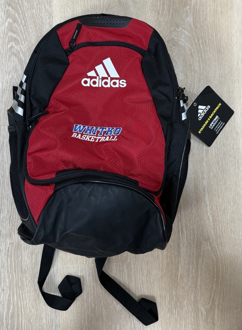 Unisex Adidas Stadium 2 Backpack Red Soccer Ball NWT