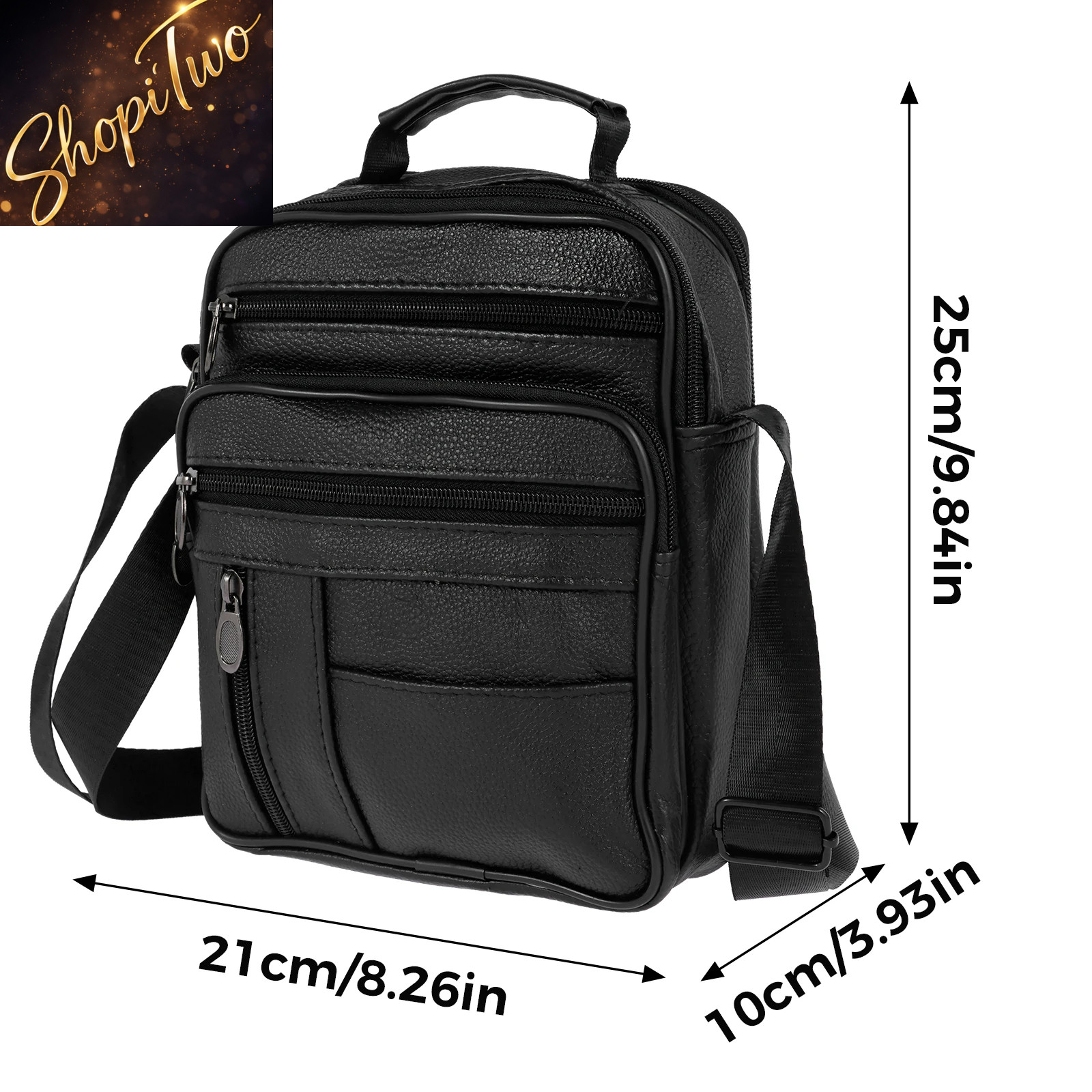 Men’s Cross Body Bag, Small Crossbody Bag Backpack With Adjustable Shoe