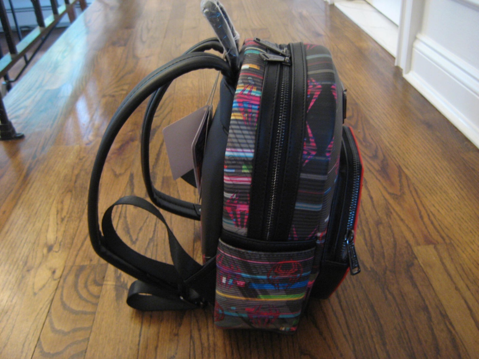 Loungefly Marvel SpiderMan Across the Spider-Verse Mini Backpack Lenticular Glow