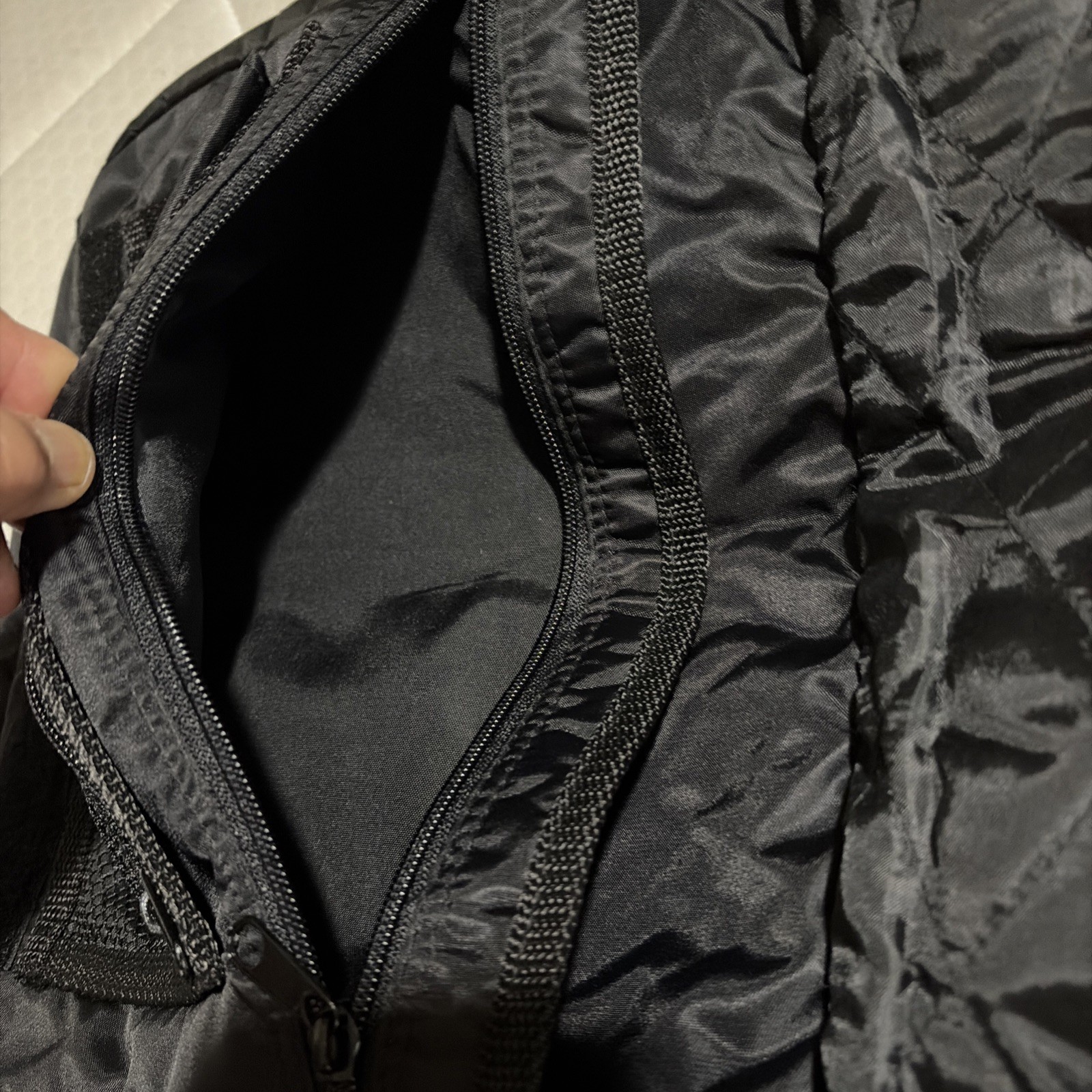 LEVIS Vintage Y2K Black Nylon Sling Messenger Bag Techwear BRAND NEW