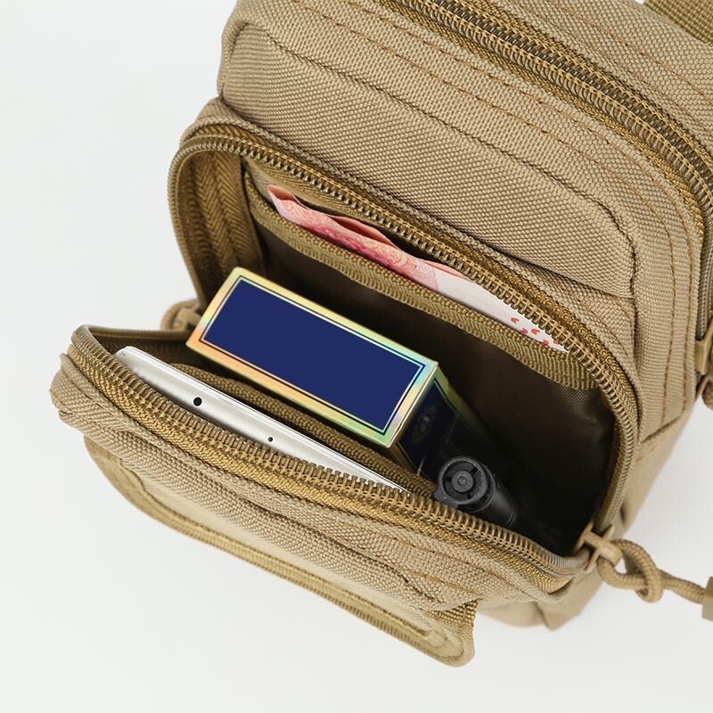 Tactical Molle Pouch EDC Belt Waist Pack Bag Multi-purpose Utility Phone Pocket