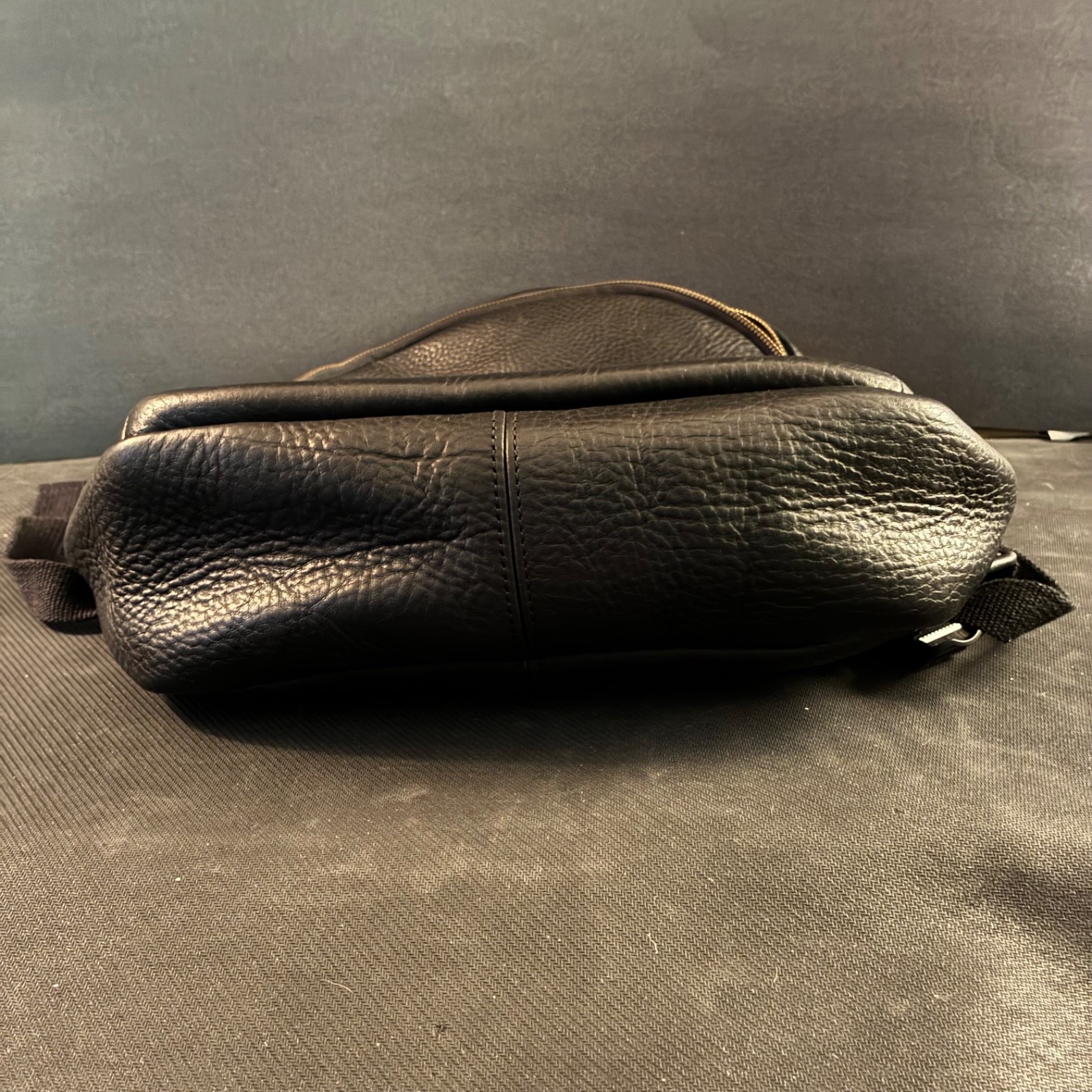 Duluth Trading Company Lifetime Leather Backpack Black New MSRP $220