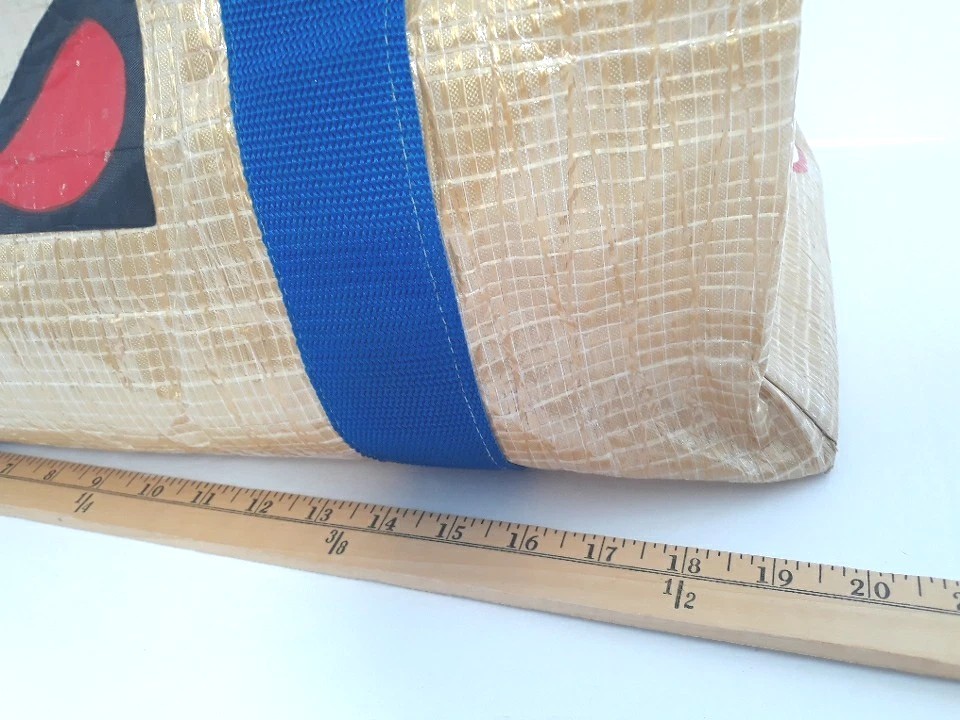 Melges Sailcloth Duffle Bag Side Pocket Vtg Car Racing Stickers Large 20x11x9”