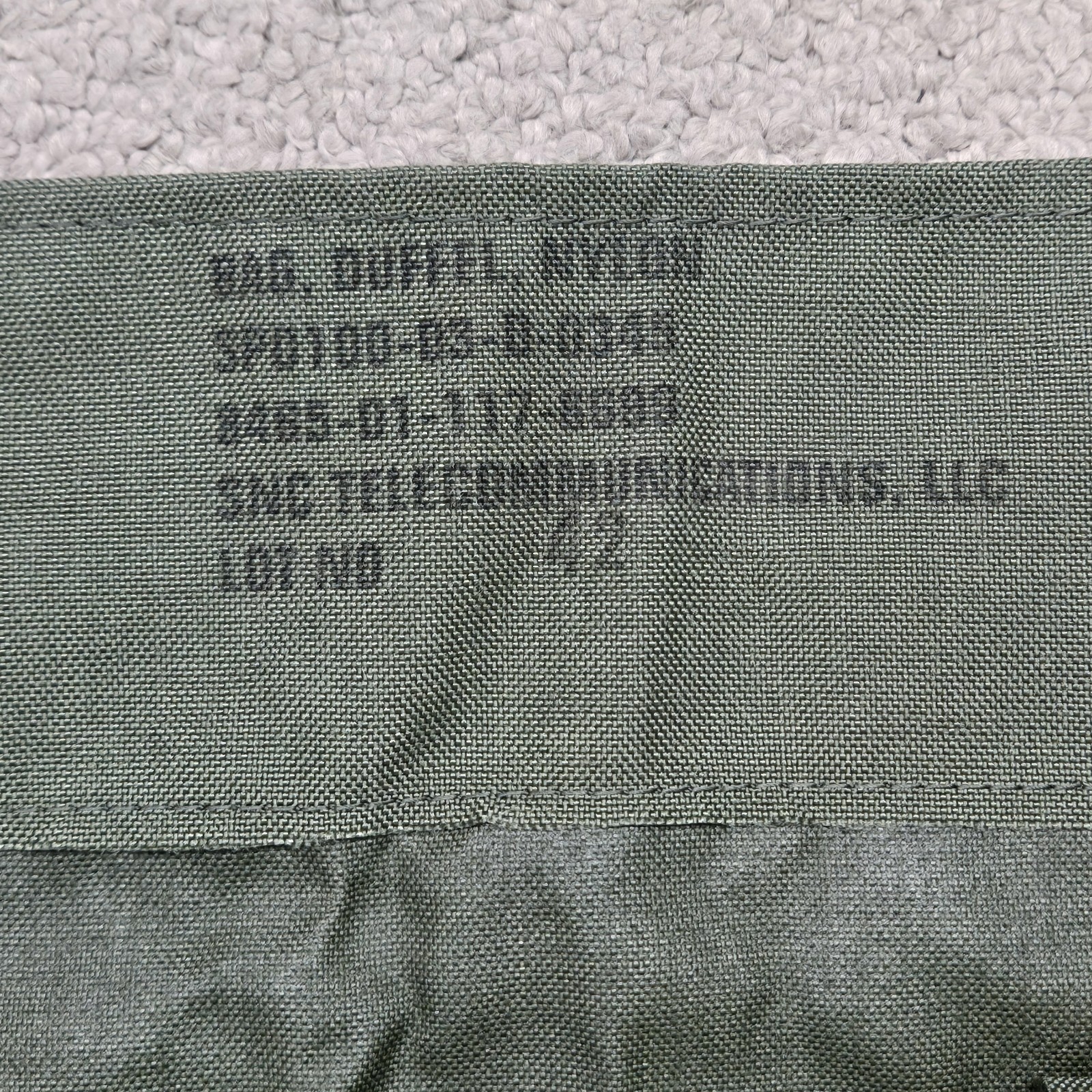 US Army Military Deployment DUFFLE Duffel Flight Carry-on Sea Bag Back Pack USGI