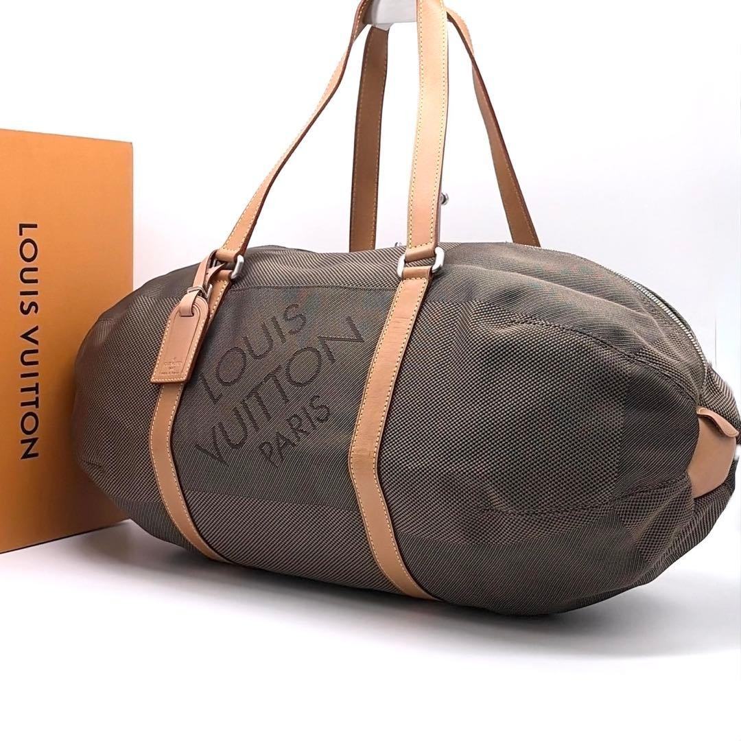 Authentic Louis Vuitton Damier Jean Atakan Boston Bag 58x32x25cm Pre Owned