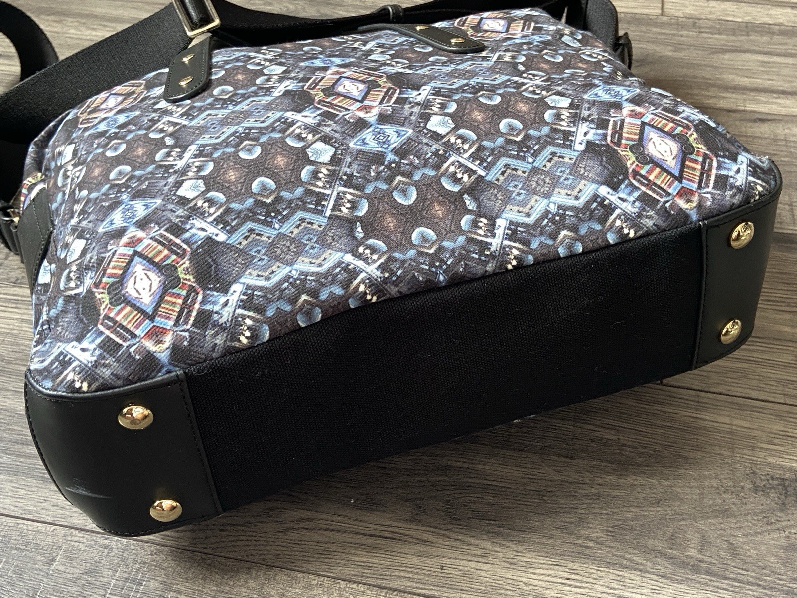 PAUL SMITH KALEIDOSCOPE MINI PRINT FOLIO MESSENGER BAG RETAIL BNWT