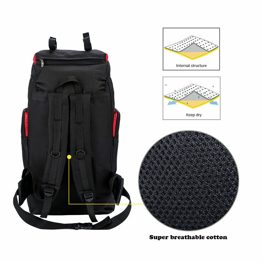 80L Large Military Tactical Backpack Rucksack Camping Hiking Bag Outdoor Travel