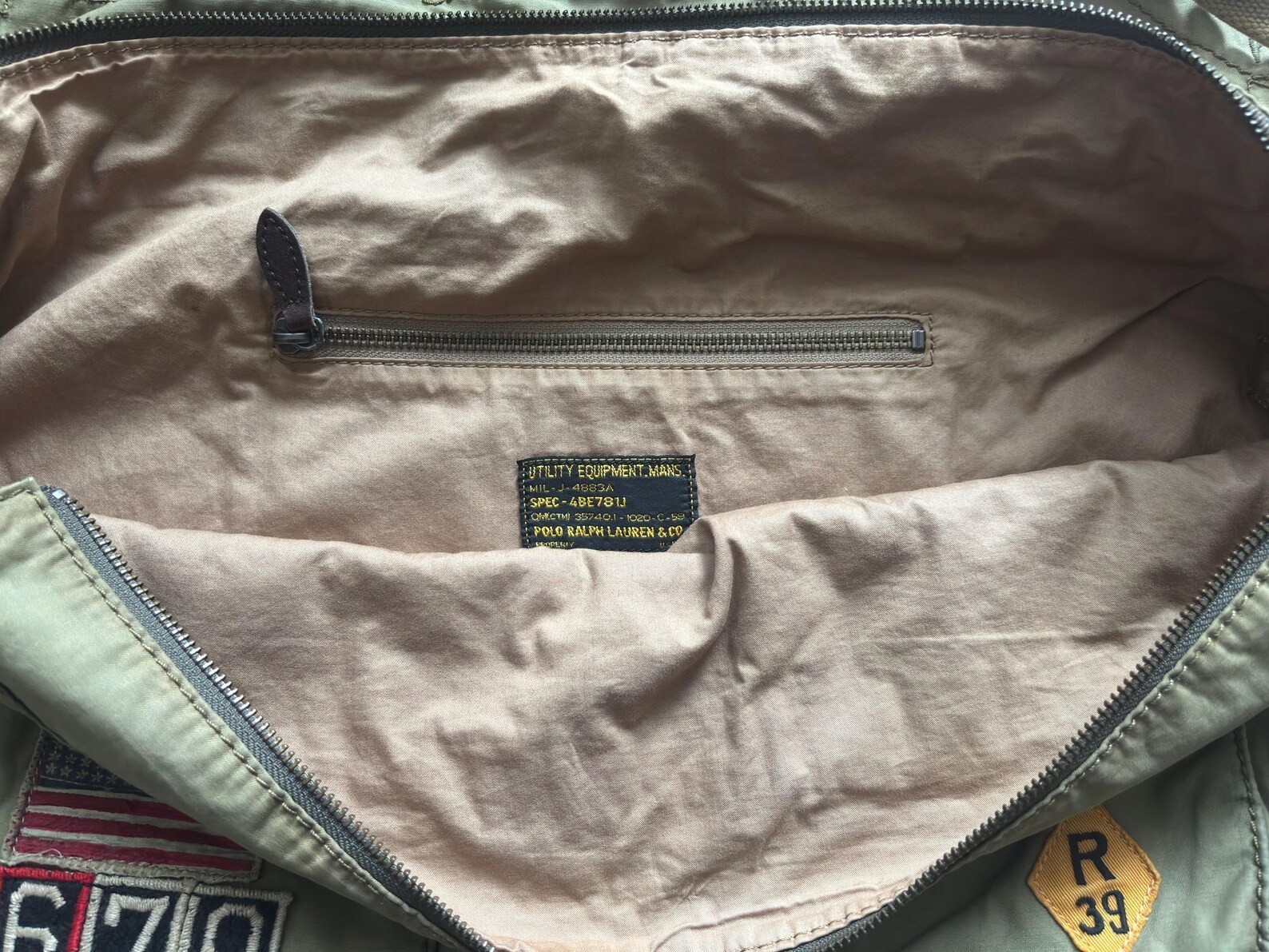 Polo Ralph Lauren Military Mountain Expedition RRL Multipocket Shoulder Bag