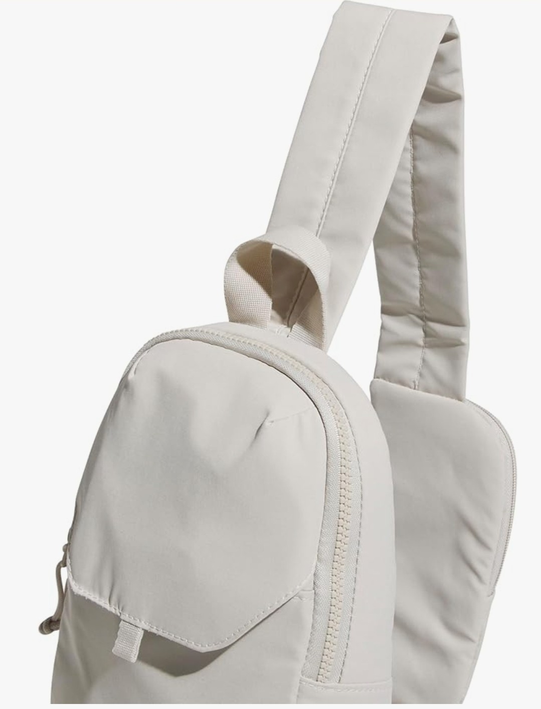 Adidas Essentials Sling Crossbody Bag Beige New With Phone Strap Pocket. Unisex