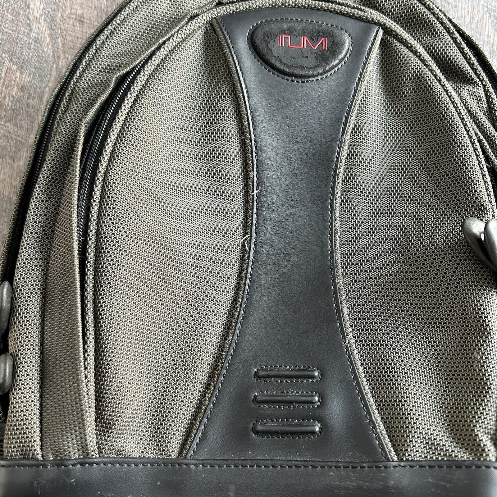Tumi T2 Tech Backpack 513G Olive Green Appr Ballistic Nylon & Leather