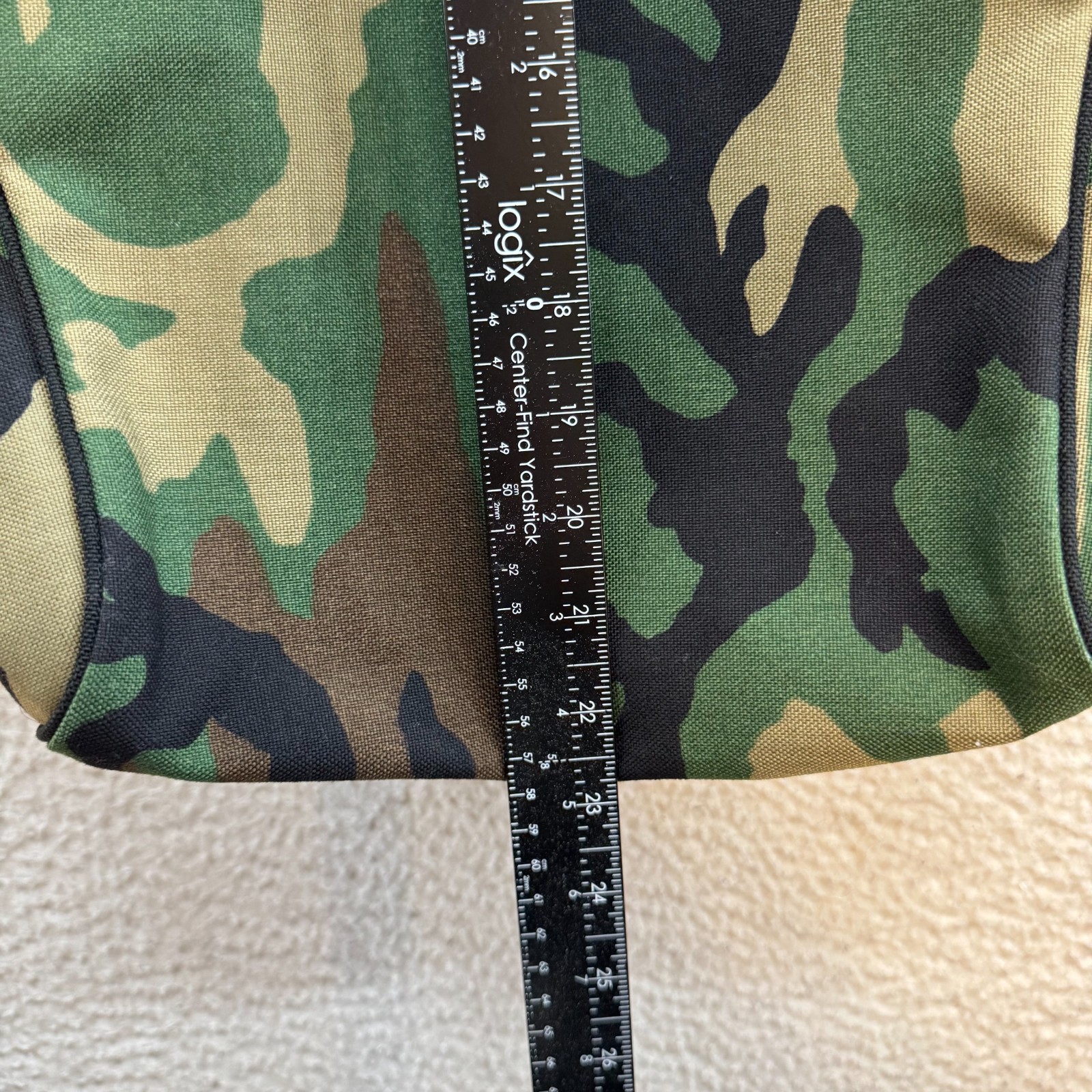 Tom Bin Small Zip Top Shop Bag Beaver Camo Cordura