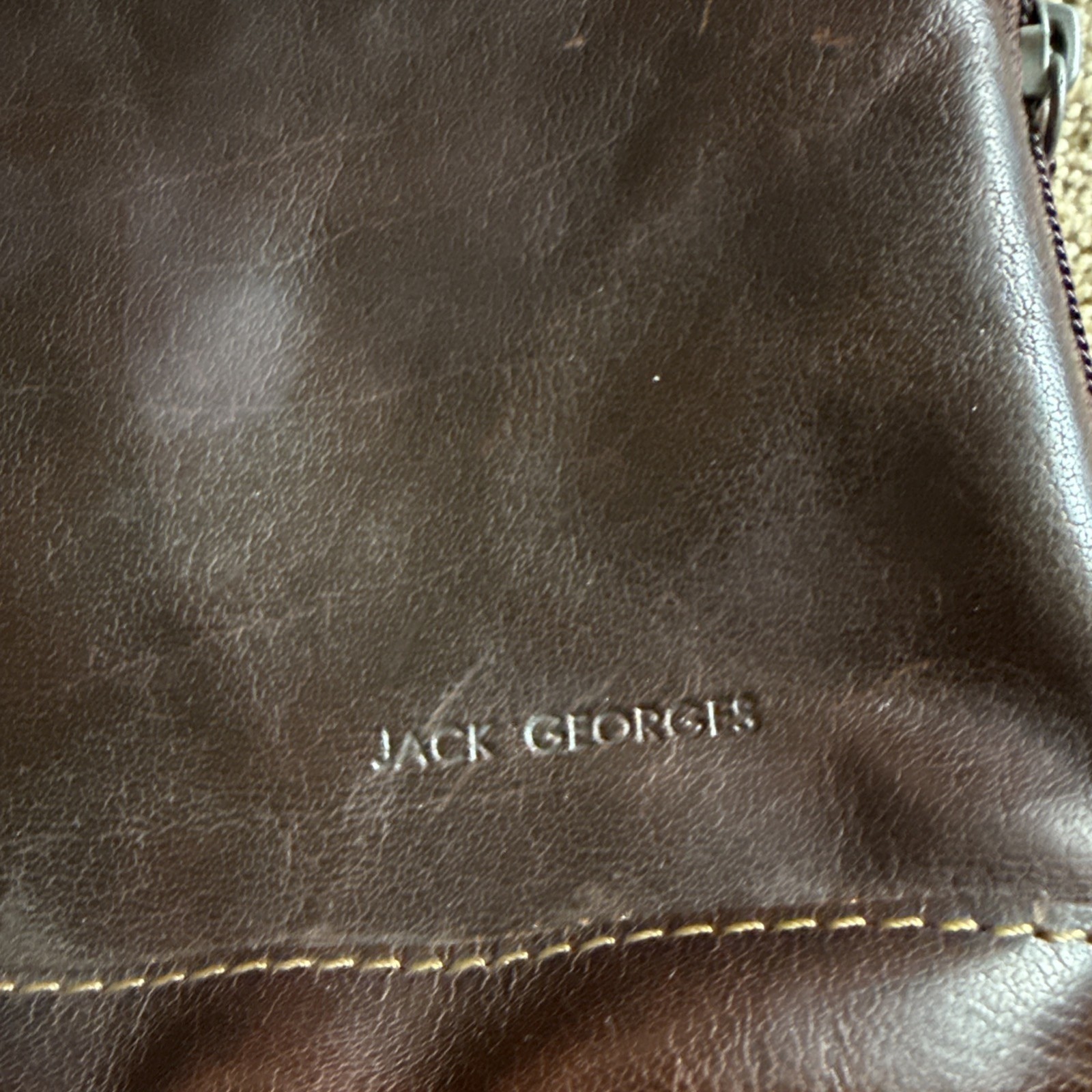Jack Georges Voyager Leather Convertible Backpack Crossbody