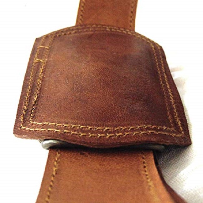 Men’s Genuine Cow Leather Messenger Vintage Brown Shoulder Laptop Bag Briefcase