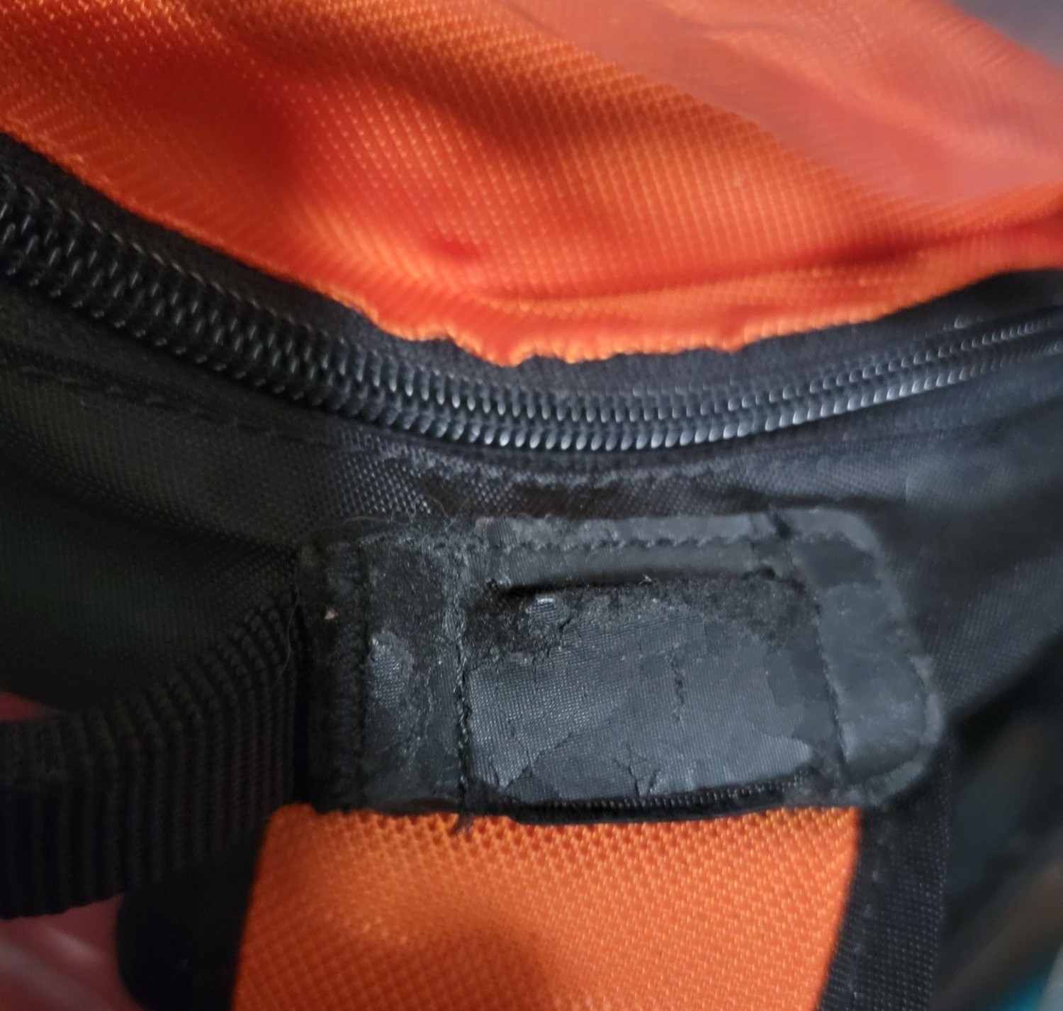 VTG Nike Acg Backpack Bioknx Black & Orange 100% Nylon Adjustable Straps