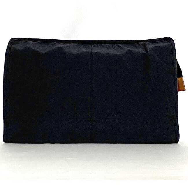 Hermes Clutch Bag Tapi de Sel ec-21625 Gray Beige Good Condition Canvas Used