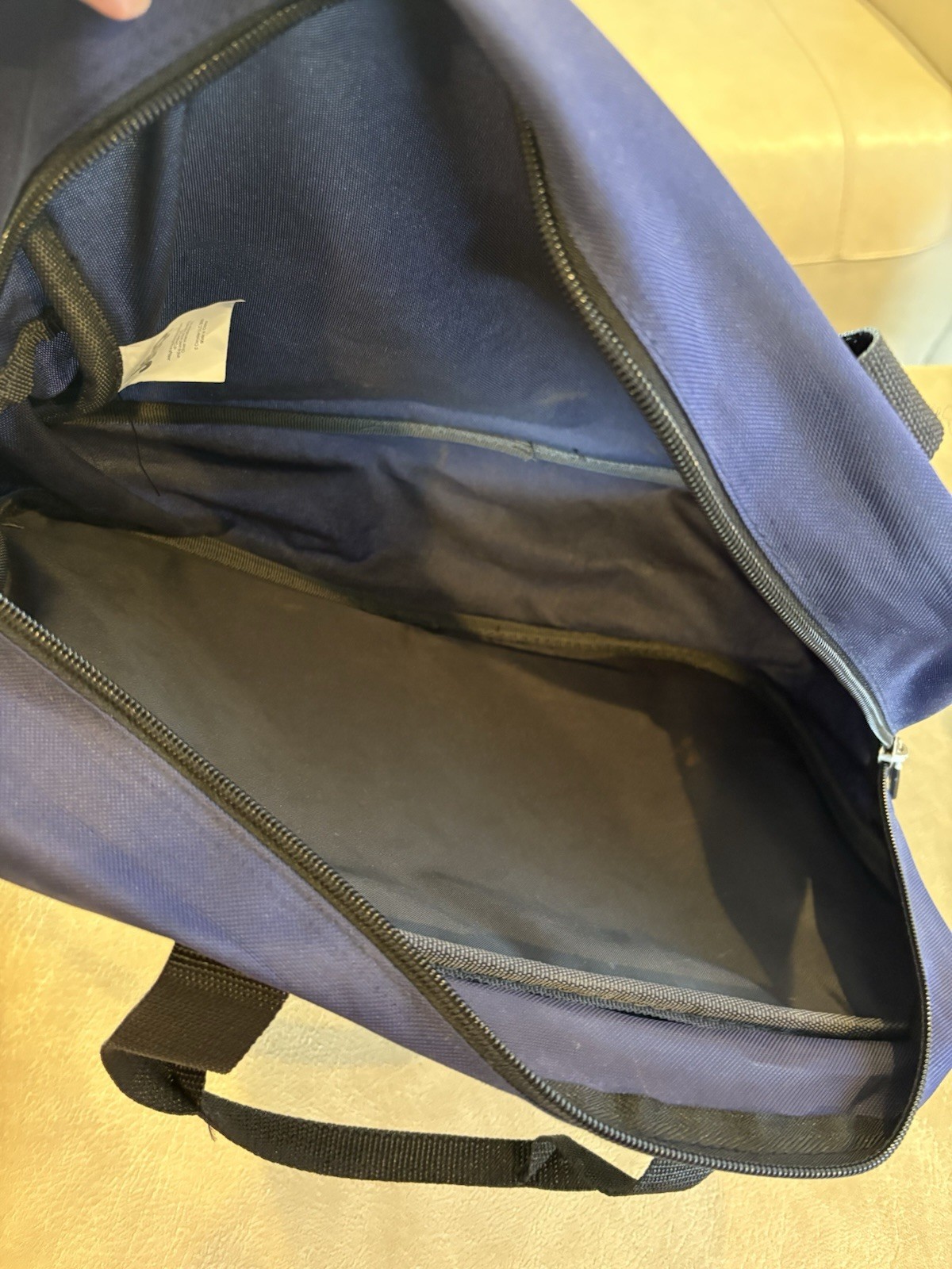 JEEP Authentic Blue Messenger Bag Carry On Travel Tote With Handle Strap