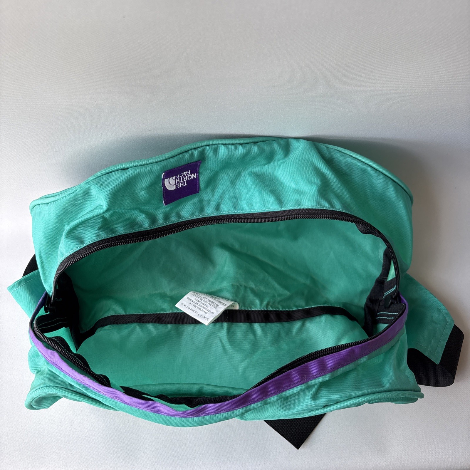 The North Face Purple Label Body Bag Teal Fanny Pouch Waist Lumbar Nylon Adjust