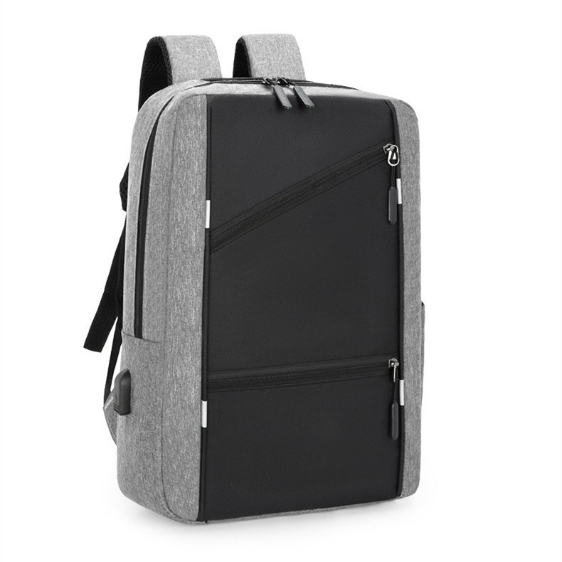 Black Business Laptop Waterproof Backpack Set Travel College School Bag
