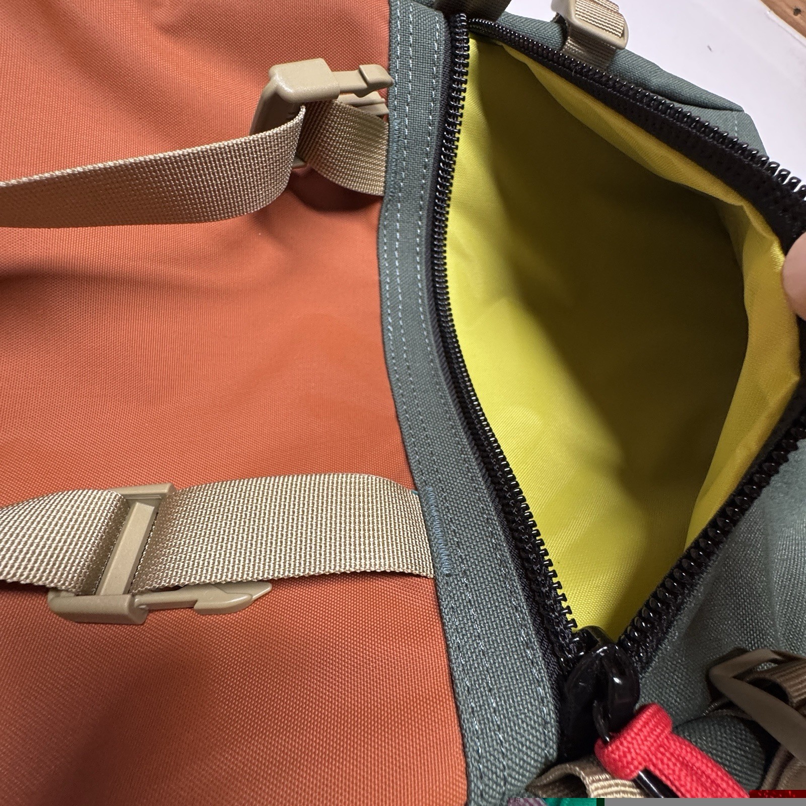New Topo Designs Rover Pack Classic Forest / Clay Backpack 20L Colorblock