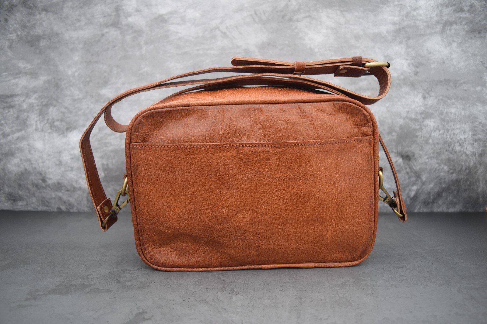 Crossbody Messenger Bag Vintage Leather Purse Handbag Satchel Sling Bags 10 In