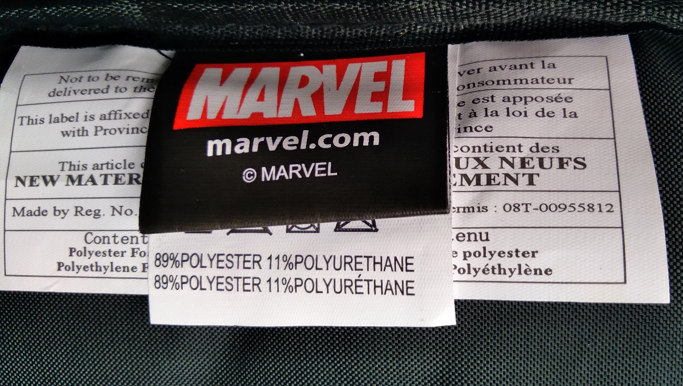 NEW MARVEL DEADPOOL CONVERTIBLE MESSENGER BAG W/BADGE CARRY LAPTOP TRAVEL BAG