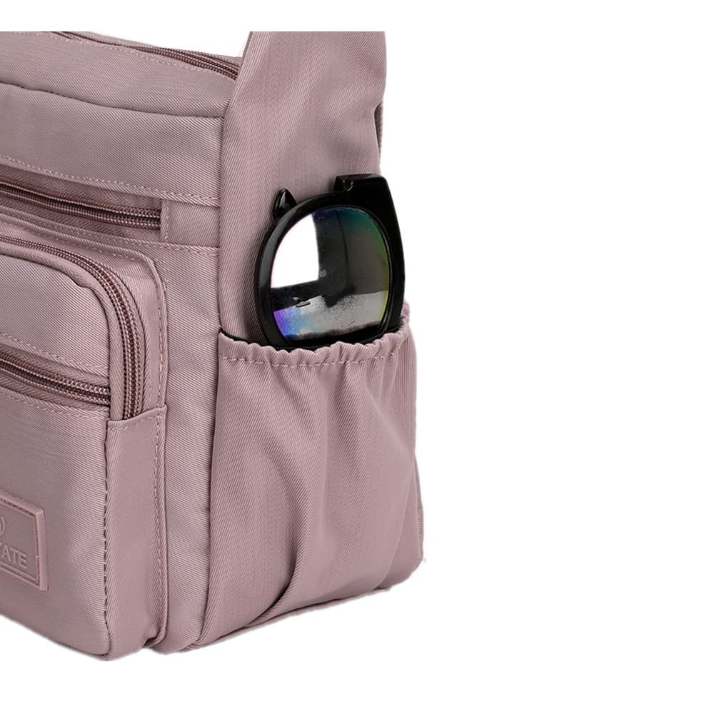 Casual Crossbody Bag, Nylon, Multiple Pockets, Crossbody, Messenger Bag, H…