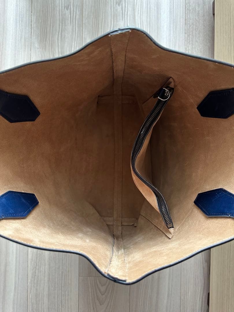 Custom 1 Million Berluti Vitello Fiore Leather Tote Bag Limited Edition Blue