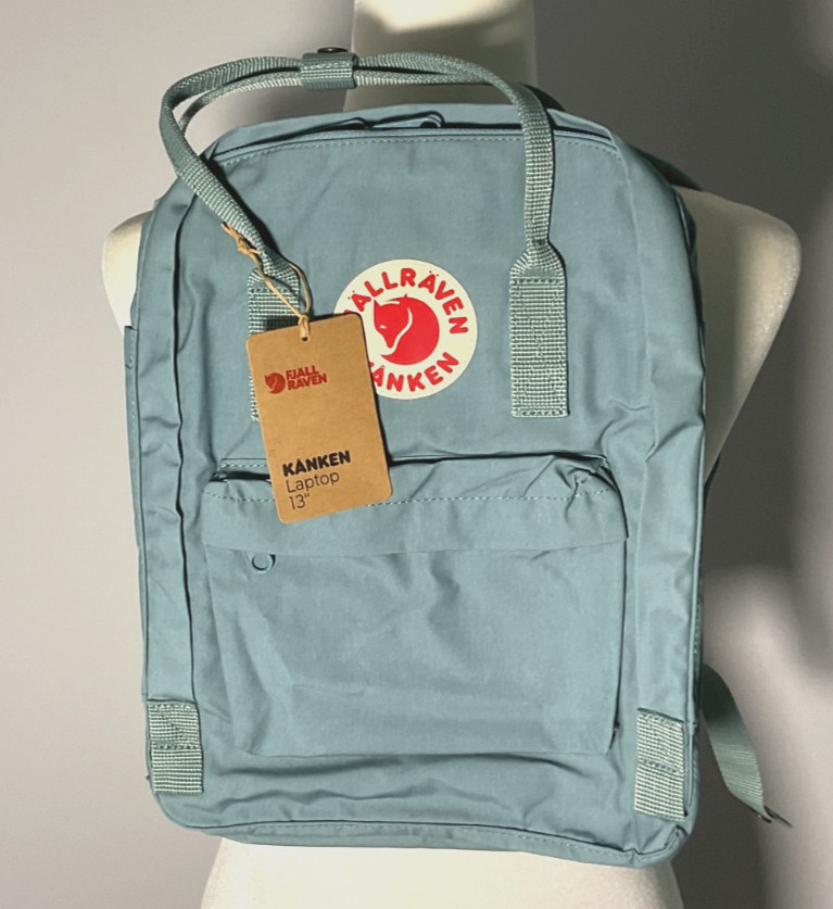 Fjallraven Kanken Laptop 13″ Sky Blue Backpack NWT