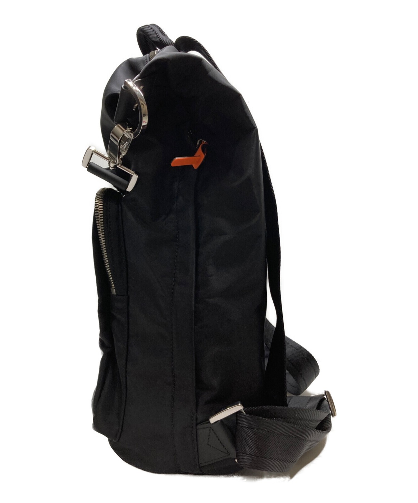 DIESEL Black 2 Way Backpack Men Polyurethane X06441 PRO27 Auth