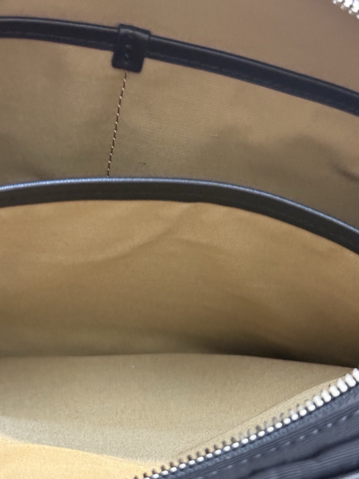 NWT $599 dunhill 1893 Canvas -Leather Messenger Bag ￼Crossbody