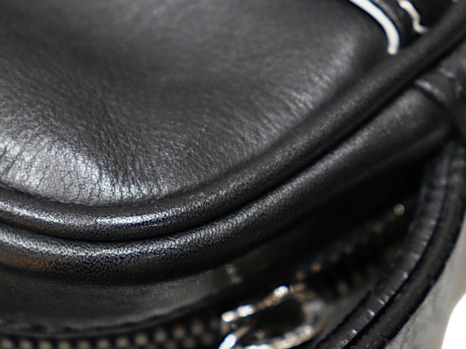 LOEWE Repeat Anagram Clutch Bag Zipper Closure Black Dust Bag