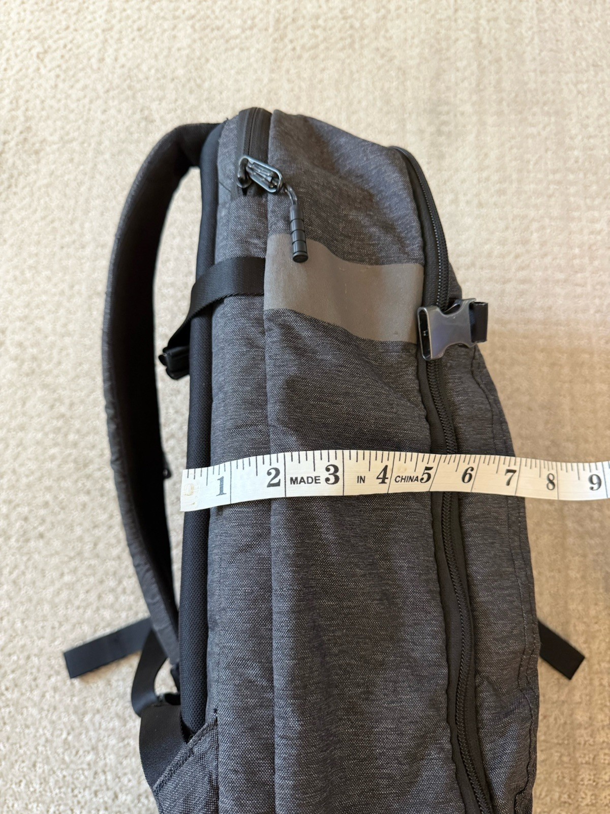 Timbuk2 Backpack, The Division Pack Jet Black Static – State Fund Stitch