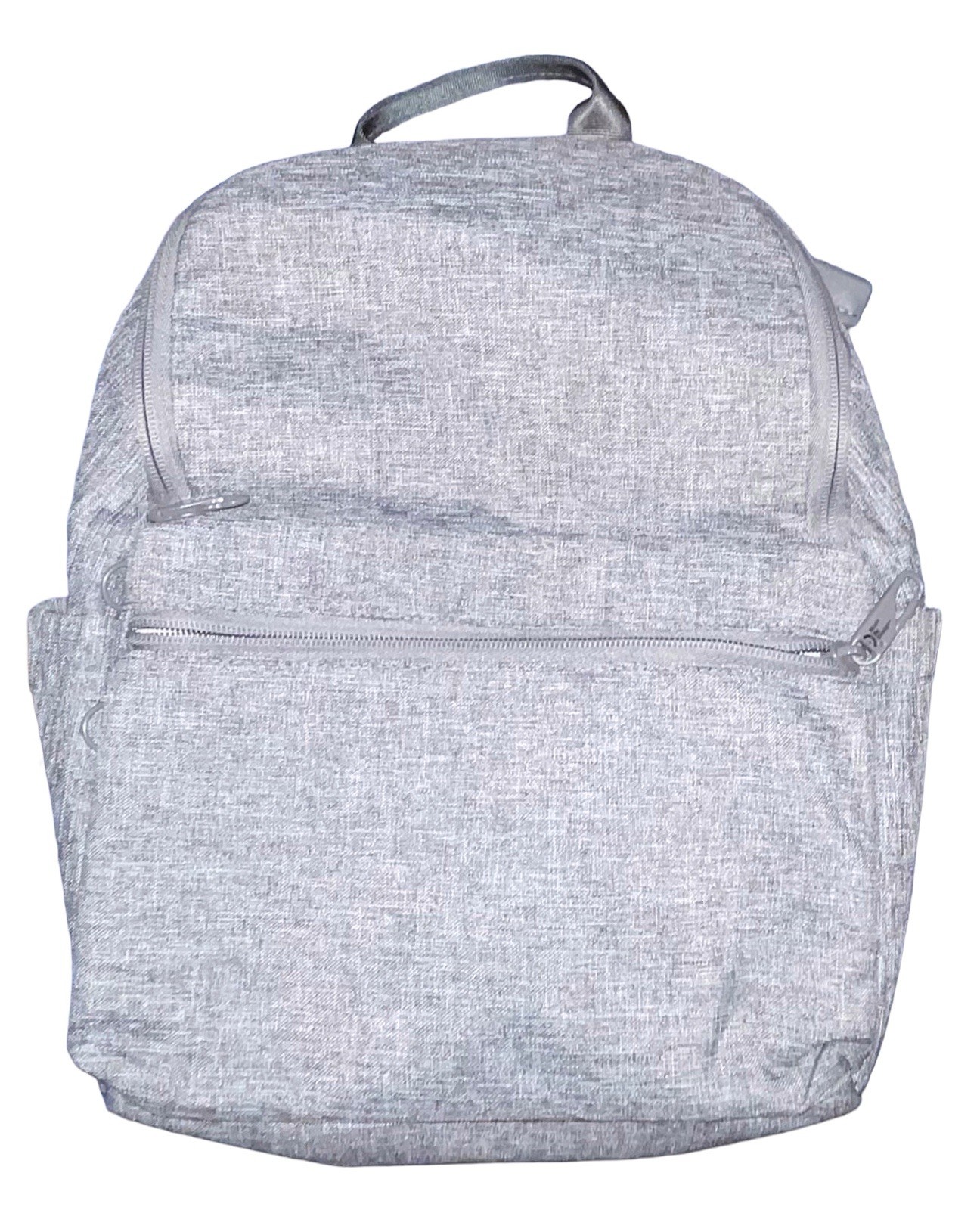 Grey Backpack 15” By 11” Laptop Protection RFID Blocking Card Pocket
