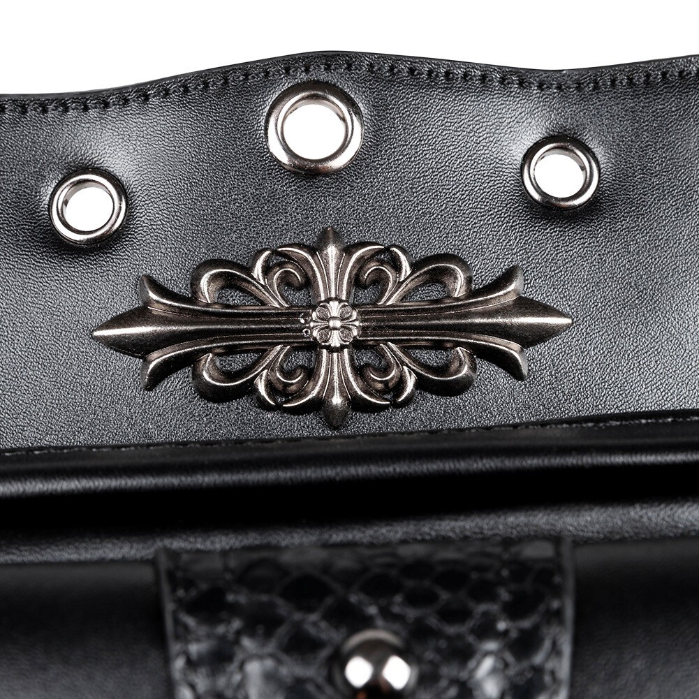 New Men Women Motorcycle Gothic Steampunk Crossbody Shoulder Chest Bag Backpack