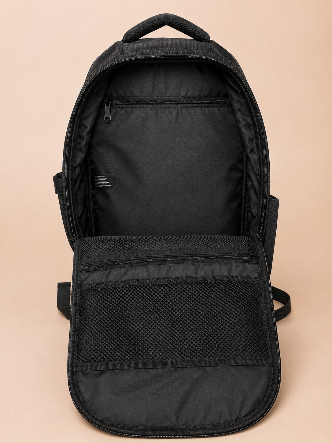 True Religion Horace Black Backpack Laptop School Travel Bag Tech Organizer New