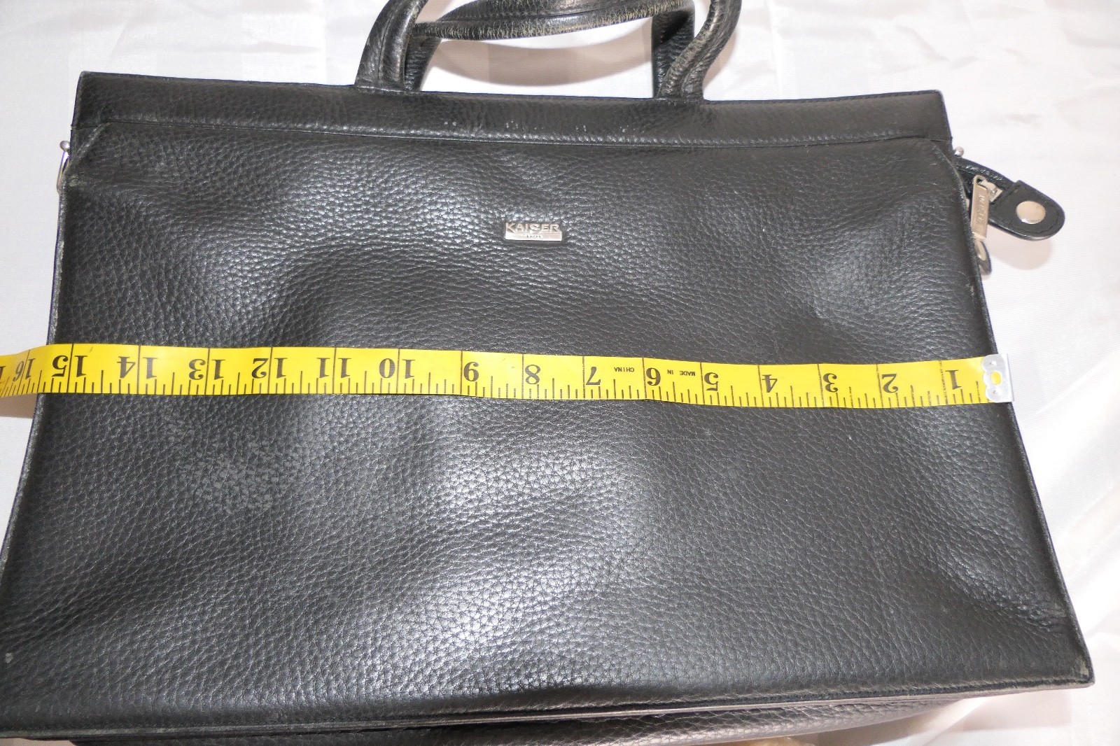 PETER KAISER LEATHER BRIEFCASE UNITED KINGDOM
