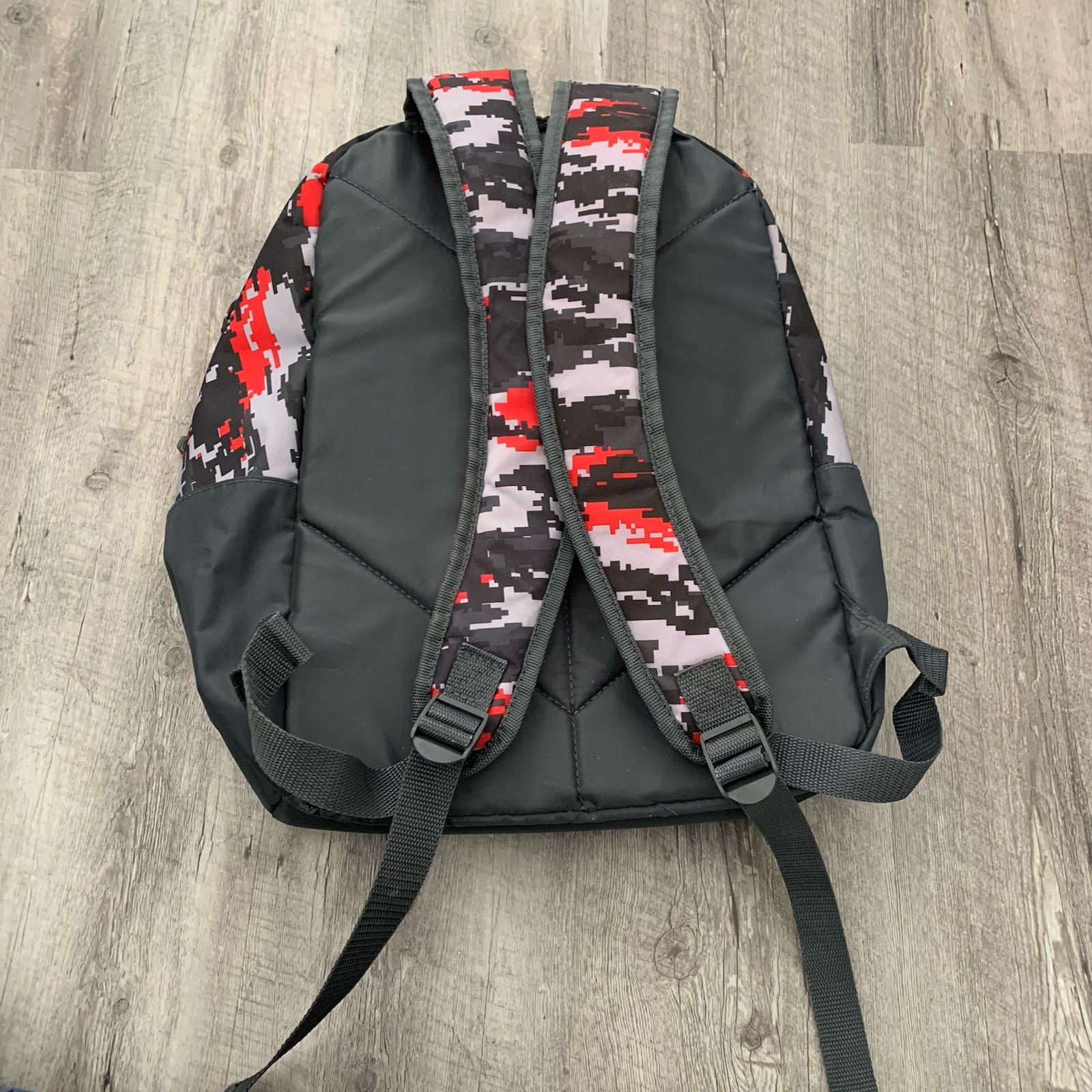 Eastport Access Backpack Unisex Digital Camo Red Black Gray