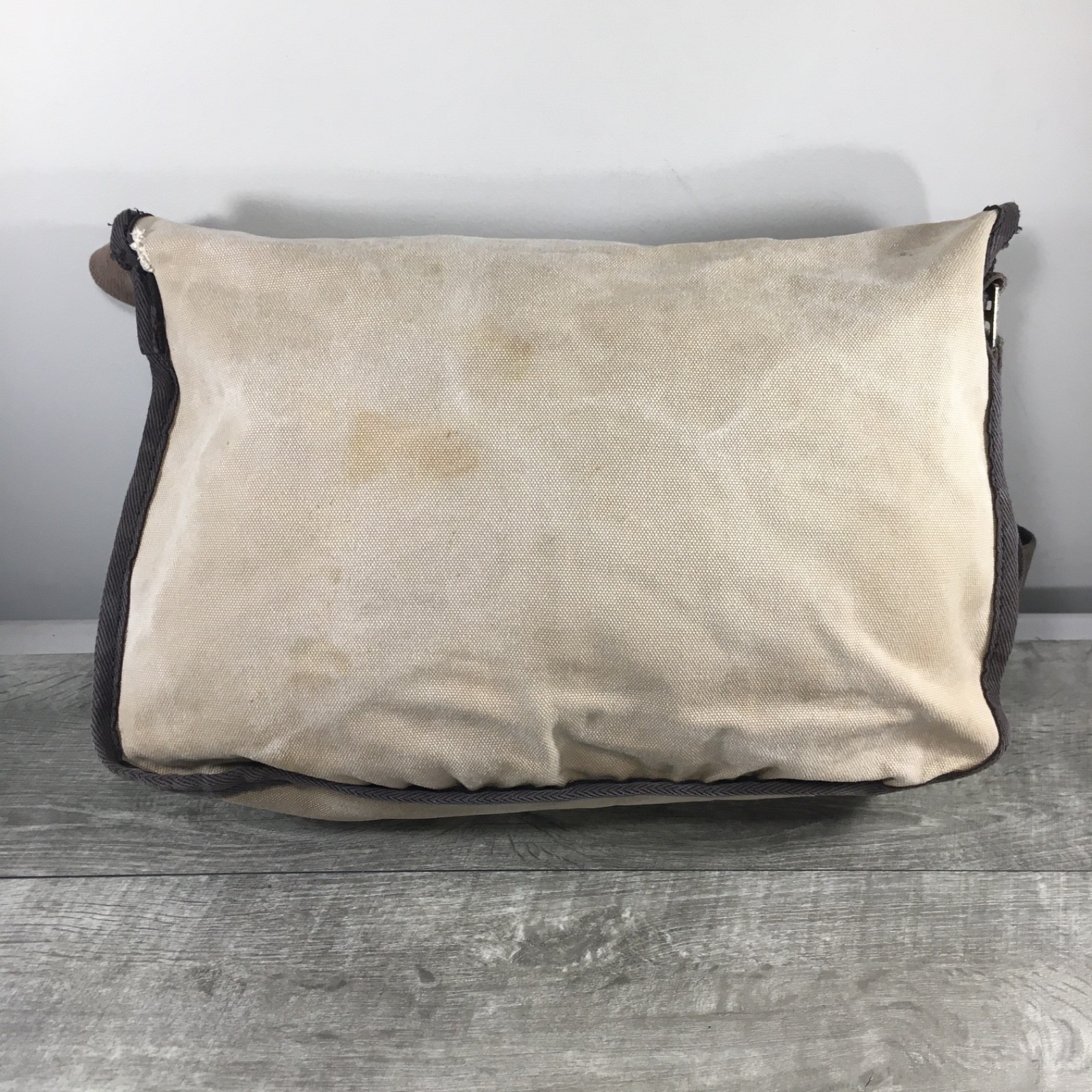 Everyday Duluth Pack Safari Travel Briefcase Tan Canvas Book Laptop Bag Business
