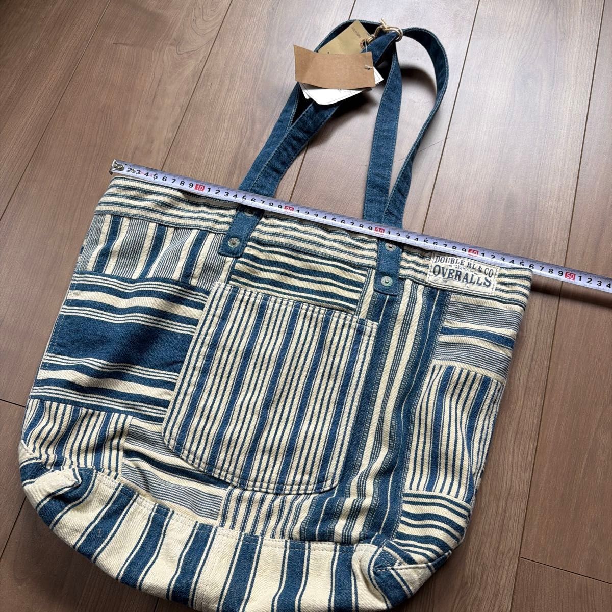USED BAG RRL indigo patchwork tote bag Japan