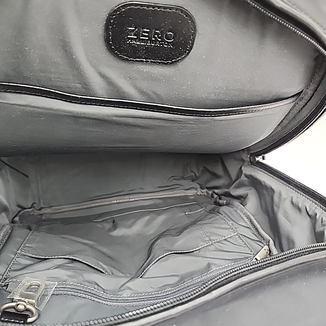 NEW Zero Halliburton Journal Collection Nylon Small Backpack Graphite Black