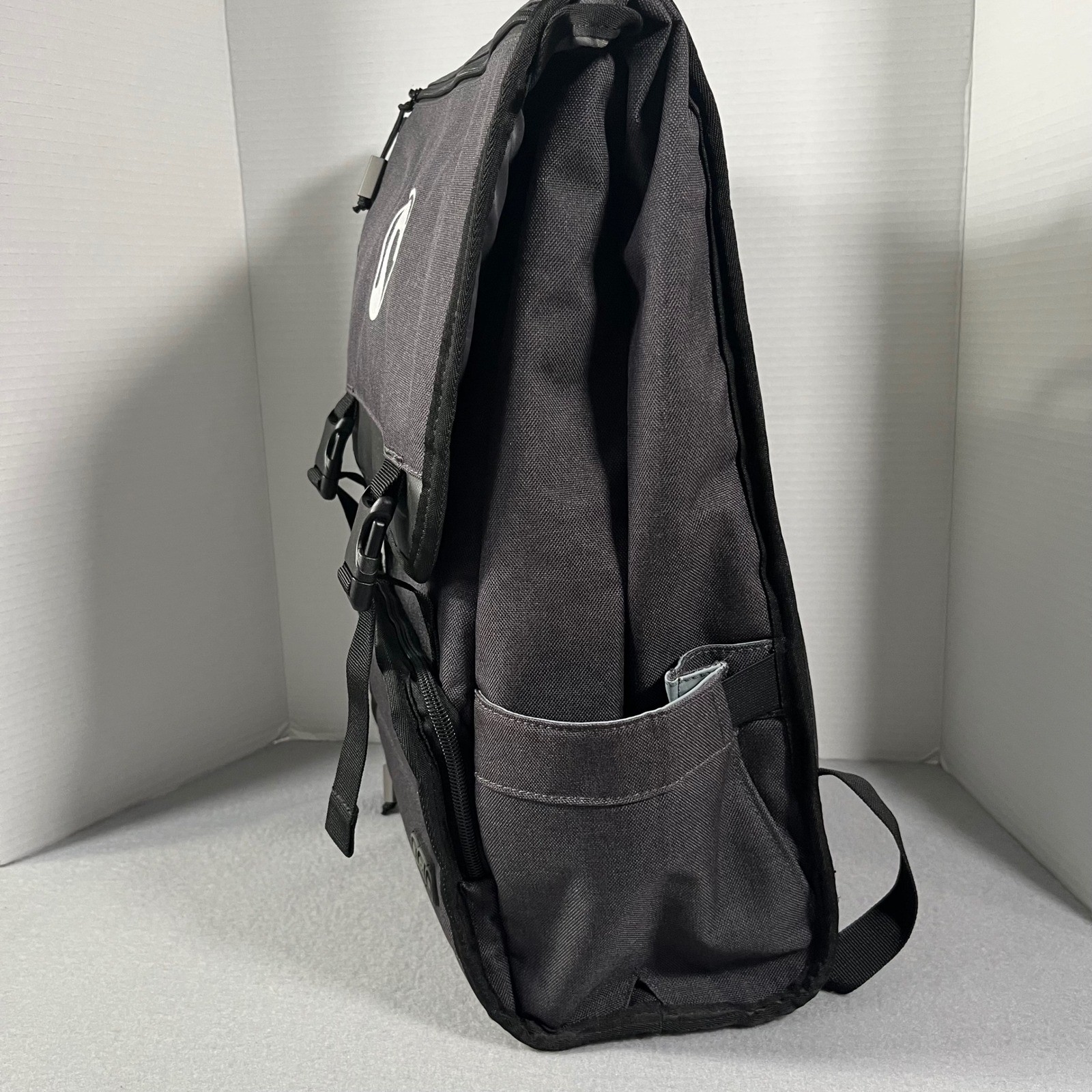 OGIO Dark Gray Backpack with Flamingo Logo Laptop School Travel Bag Padded