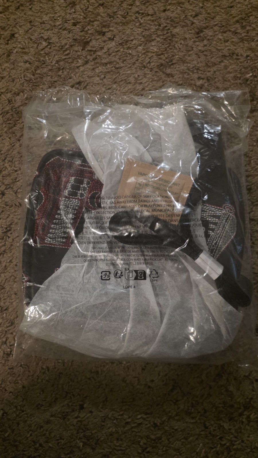 Supreme Guns Leather Embroidered Shoulder Bag SS26