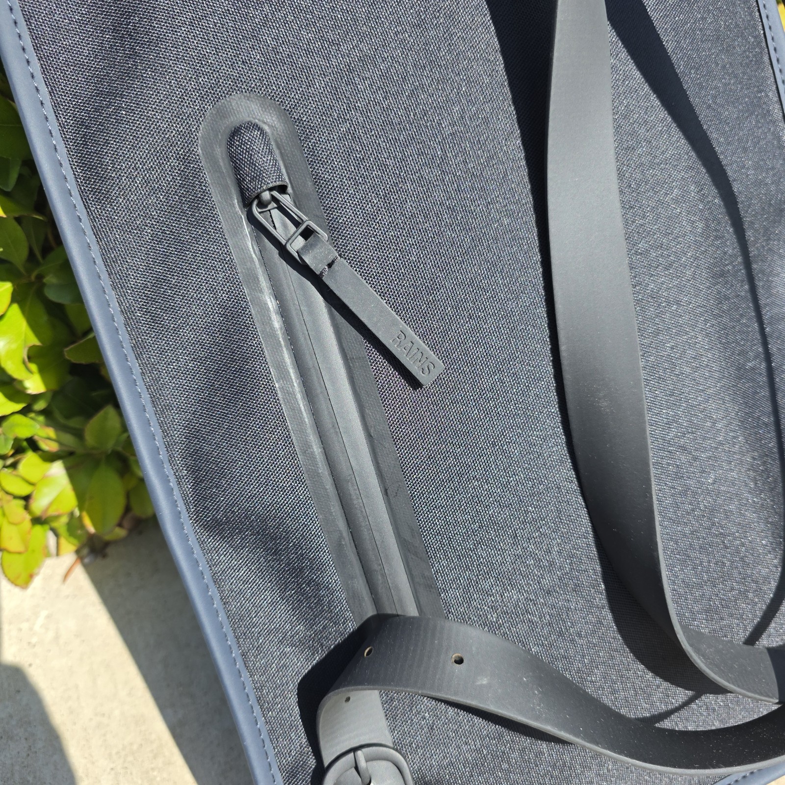 RAINS Backpack 13L Waterproof Matte Navy Blue Work School Computer Day Rucksack