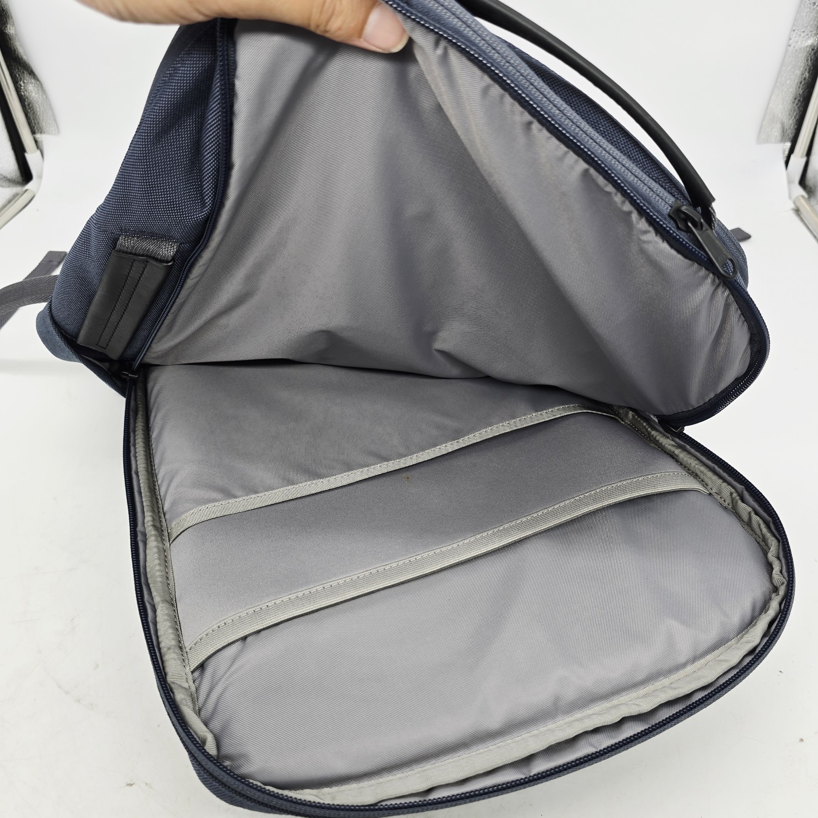 Cole Haan ZeroGrand City Backpack Bag Nylon Ombre Blue Laptop 2 Way Luggage